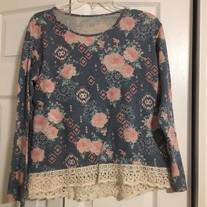 Girls plus Arizona long sleeve tee